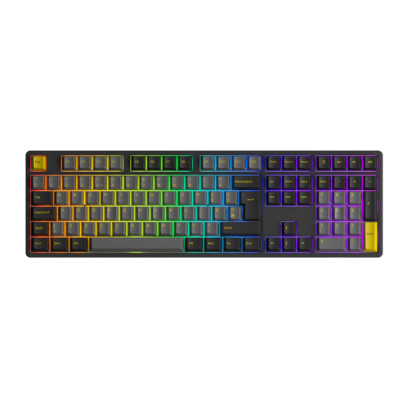 5108B Plus ISO - Black & Gold Wireless Keyboard