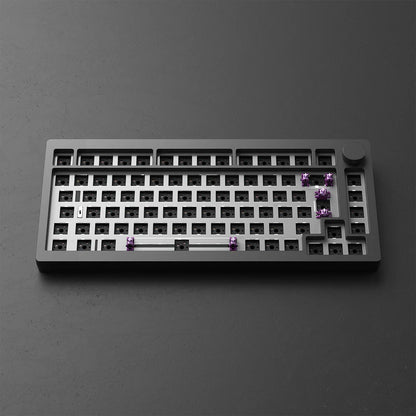 M1W V3 Dark Night DIY Kit ISO 75% Layout Aluminum with Knob