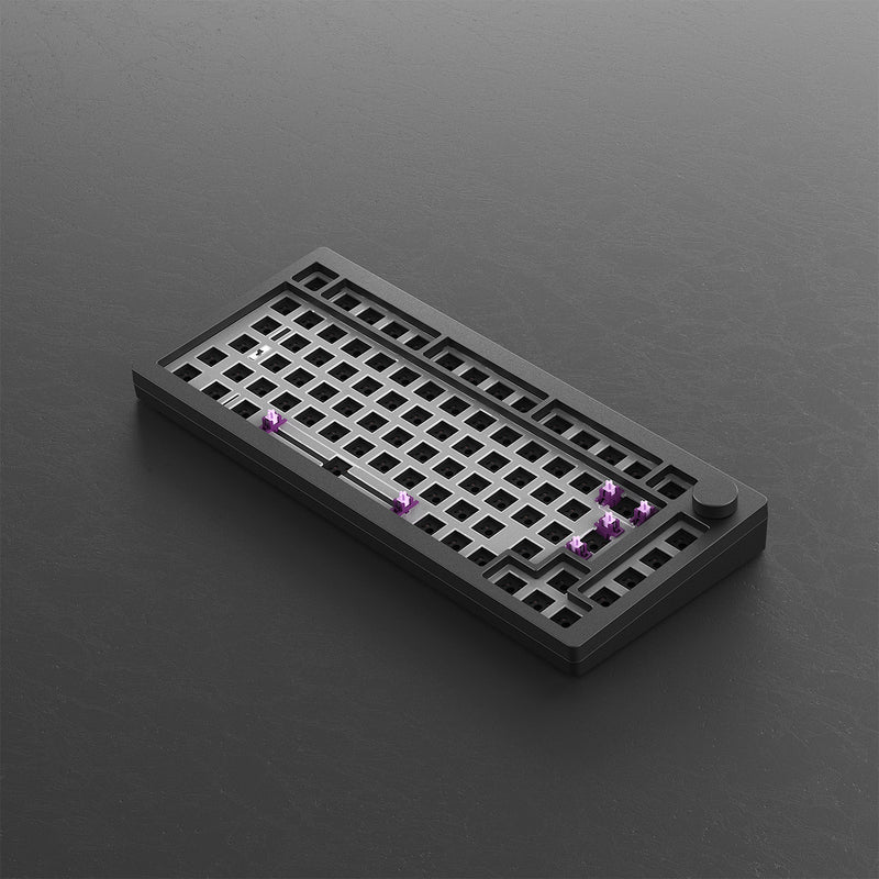 M1W V3 Dark Night DIY Kit ISO 75% Layout Aluminum with Knob