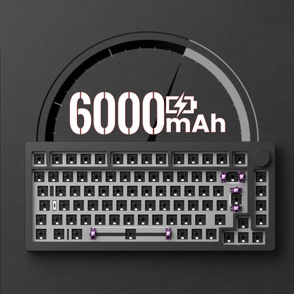 M1W V3 Dark Night DIY Kit ISO 75% Layout Aluminum with Knob