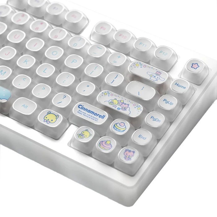 Cinnamoroll ACR TOP 75B Pudding PBT Keycaps RGB